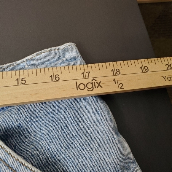 Zana Di Jean Light Wash Women's Size 13/14 Button Fly Shorts - Picture 8 of 13